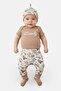 Toddlers Boy 4 Pcs Embroidered Bodysuit And Pants With Beanie And Socks Set, Multicolor