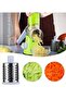 Manual Mandoline Slicer Vegetable Fruit Cutter Cheese Shredder Rotary Drum Grater Nuts Grinde - 4