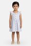 Toddlers Girl Stripe Ruffle Sleeve Dress, Multicolor