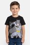 Toddlers Boy Batman Short Sleeve Top, Black