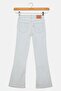 Kids Girl Slim Fit Washed Stretchable Flare Jeans, Blue - 3
