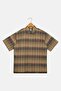 Kids Boy Plaid Short Sleeve Shirt, Olive - 2