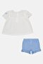 Toddlers Girl 2 Pcs Gingham Pattern Top And Shorts Set, Multicolor - 3