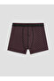 Ozmarka New Season Burgundy Cotton Flexible Men's Boxer 3-Pack - 4