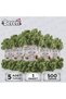Puff - 485 Turtle Green - 5-Pack X 100Gr / 9 Meters / Finger Knitting Yarn / Blanket, Shawl, Hat, Beanie, Pillowcase, Doormat