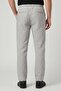 Men Regular Fit Plain Straight Pants, Grey - 4