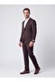 Brown Mono Collar 6 Drop Casual Suit - 2