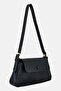 Women Rectangular Shoulder Bag, Black - 2