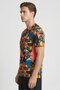 Men Slim Fit Short Sleeve Training Jersey, Multicolor - 3