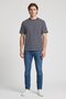 Men Crew Neck Short Sleeve Stripe T-Shirt, Multicolor - 2