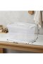 6 Pcs Plastic Storage Box - 6 Liter - 285 × 204 × 165 mm- rectangular container multi-purpose - 5
