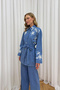 Embroidered Denim Set 85-983 - 4