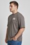 Men Crew Neck Short Sleeve Graphic Print T-Shirt, Army Green - 3