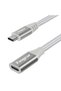 كابل تمديد USB C لشاحن Magsafe، نوع C 2.0 (3 أقدام، رمادي)