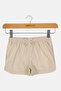 Kids Girl Solid Basic Shorts, Beige - 2