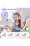 سماعات رأس بلوتوث، سماعات رأس لاسلكية بإضاءة LED على شكل أذن قطة، متوافقة مع تقنية بلوتوث 5.3 - 2