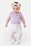 Toddlers Girl 4Pcs Bodysuits And Pants Set, Multicolor