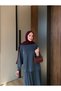 Pleated Skirt Blouse Pique Set Anka261058 - 5