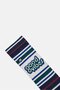 Men 1 Pair Embroidered Logo Crew Socks, Multicolor - 3