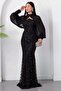 Strapless Neckline Sequin Dress with Bolero Ecr5972 - 6