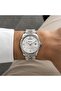 Men's Wristwatch - White Dial Steel Band 42 mm with Calendar Display - 2