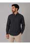 Men's Slimfit Plain Flam Long Sleeve Shirt 500