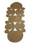 Decorative Stylish Wicker Runner |   Washable Oval Jute Runner (40X110 cm) - 7 Colors