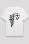 Cheetah White Unisex T-Shirt T-Shirt