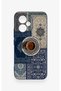 Honor 400 Compatible Turkish Coffee and Kilim Patterned Silicone Case - 2