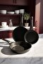 Dg-11359 Serendipity 3-Piece Cast Granite Pan Set Black - 2