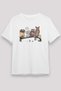 Owl White Unisex T-Shirt T-Shirt
