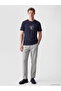 Vizyon New Season Navy Blue Crew Neck Men's Printed T-Shirt - 2