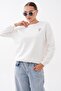 Women's Daisy Embroidered Three-Thread Sweatshirt 265133 - - 4