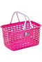 Plastic Organizing Storage Basket with Handles and Holes - Multi-Purpose Small Bin for Kitchen - 3