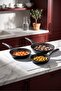 Dg-11359 Serendipity 3-Piece Cast Granite Pan Set Black - 4