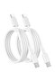 كابل USB C إلى لايتنينج (عبوة من قطعتين بطول 6 أقدام)، شاحن سريع معتمد من Apple MFi لهواتف آيفون بطول 2 متر، يدعم تقنية Power Delivery أو