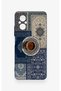Realme 12 Lite Compatible Turkish Coffee and Kilim Patterned Silicone Case - 2