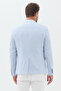 Nice Men's Ice Blue Polyviscon Fabric Slim Fit Spring-Summer Sports Blazer Jacket - 8