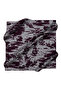 Purple 90X90 Silk Crepe Satin Scarf - 3