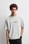Baskılı oversize t-shirt