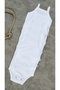 5-Piece Rope Strap Baby Girl Snap-On Bodysuit Undershirt - 4