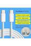 كابل USB C إلى USB C بقوة 60 واط، طول 1 متر - كابل من النوع C مضفر من النايلون |   شحن سريع ومزامنة البيانات - شحن متين وطويل الأمد - 3