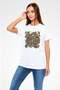Owl White Unisex T-Shirt T-Shirt - 3