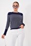Women's Striped Patterned Knitwear Knitted Sweater 265011 - - 4