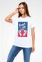 Bateri Unisex Printed White T-Shirt - Tshirt - 3
