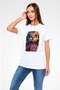 Owl White Unisex T-Shirt T-Shirt - 3