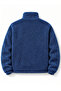 Oversize Plush Men's Fleece Lined Full Zip Sherpa Autumn Winter Women's Fleece Sweatshirt - 2