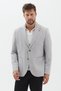 Wilson Men's Light Gray Cotton Blend Cool Summer Fabric Slim Fit Half Lined Sports Blazer Jacket