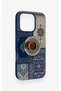 iPhone 16 Pro Compatible Turkish Coffee and Kilim Patterned Silicone Case - 4