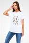 Owl White Unisex T-Shirt T-Shirt - 3